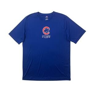Chicago Cubs Shirt Mens XL Blue Genuine Merchandise MLB Baseball Short Sleeve